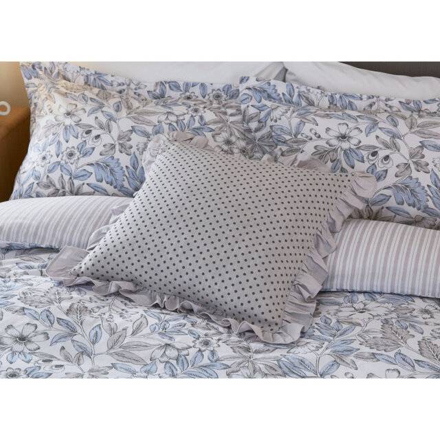 Polka Dots Square Scatter Cushion Cushion With Filling