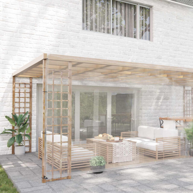 Tarpaulin With Eyelets Transparent Polyethylene Gardening Cover Outdoor