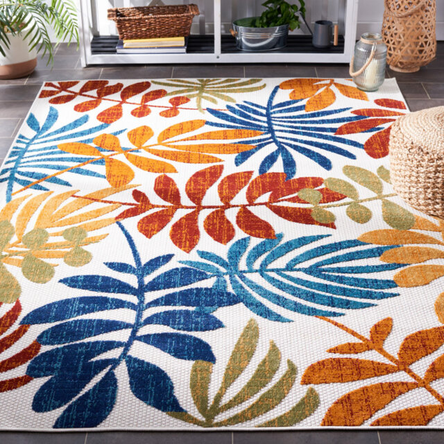 Floral Indoor / Outdoor Area Rug