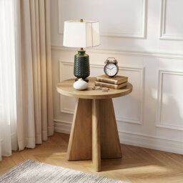 Pedestal Side Table Set