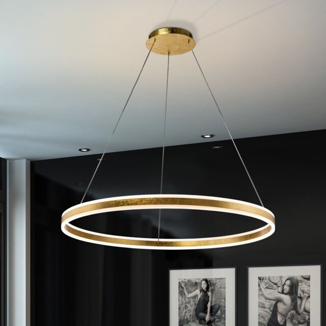 Callendale 1 - Light Waggon Wheel LED Chandelier