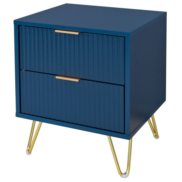 Boulat 101.6cm W Manufactured Wood Bedside Table