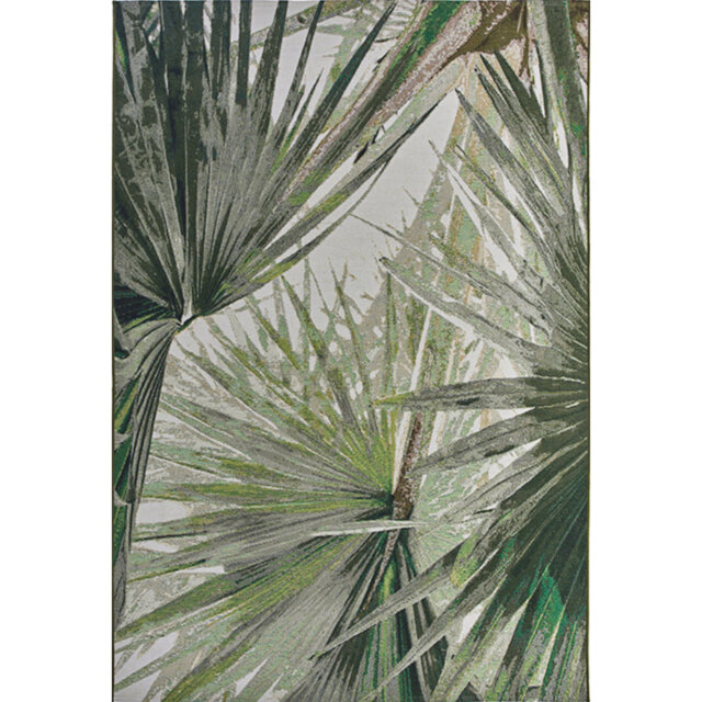 Amazzonia Machine Woven Green Indoor/Outdoor Rug