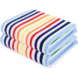 Latitude Run Microfiber Multi Stripe Bath Beach Towel