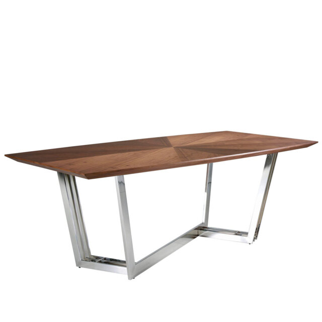 Solid Wood Top Dining Table