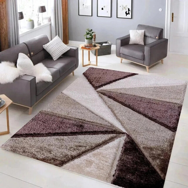 New Stylish Large Shaggy Rugs Hallway Runner Living Room Bedroom Rug Carpet Mats