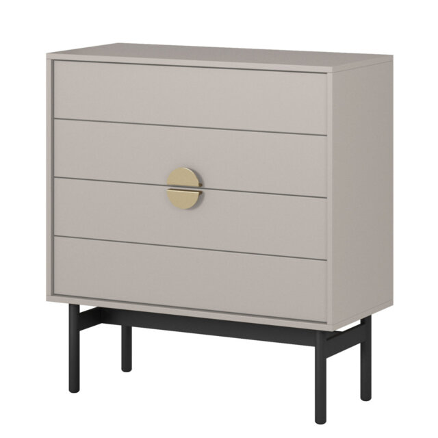 Anvitha 85.5cm W 4 - Drawer Chest of Drawers