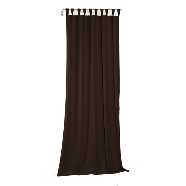 Newbury 67% Polyester And 33% Cotton Room Darkening Single Curtain Panel