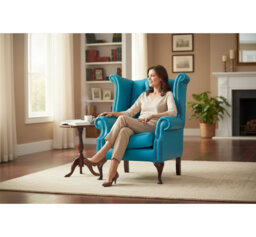 Upholstered Wingback Chair