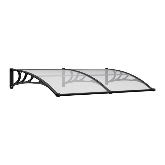 Living And Home 100cm D Plastic Cover Retractable Door / Window Awning