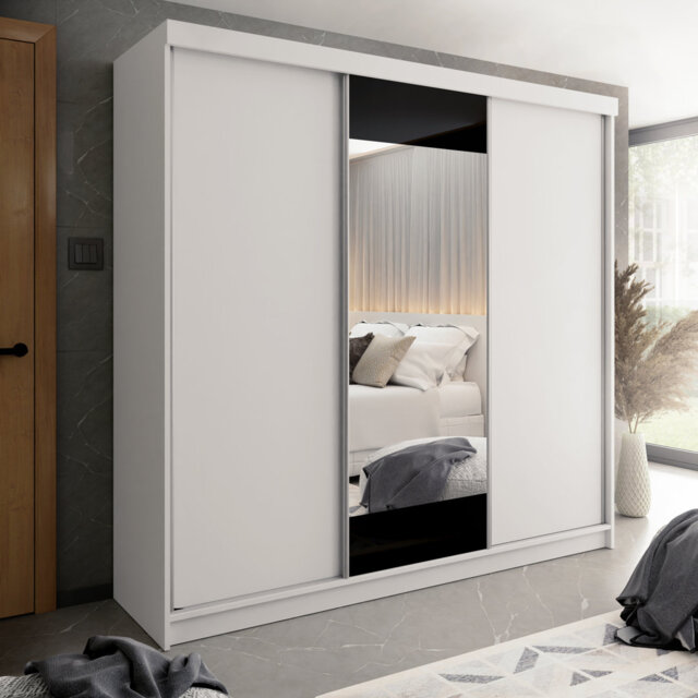 Modern large Wardrobe with Mirror