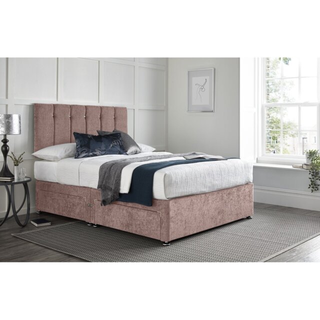 "Azende Divan Bed with 24"" Headboard on Struts"