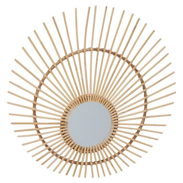 Lagarde Rattan Flat Wall Mirror