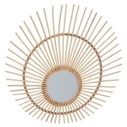 Lagarde Rattan Flat Wall Mirror