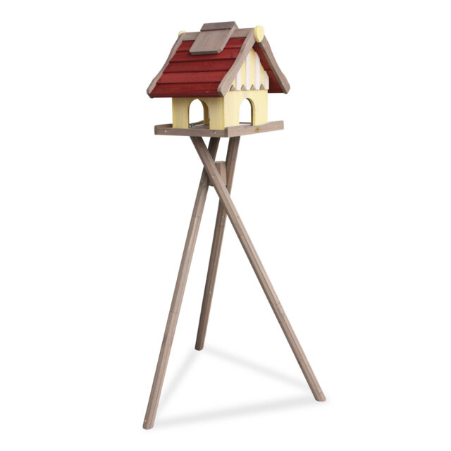 "Archie & Oscar bird house ""Norway"", with silo and stand"