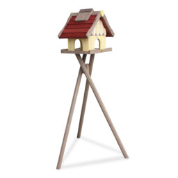 "Archie & Oscar bird house ""Norway"", with silo and stand"