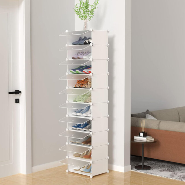 10 Pair Shoe Rack
