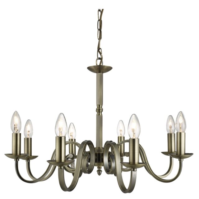 Caroga 8-Light Candle-Style Chandelier
