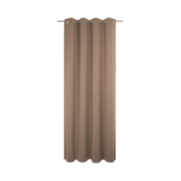 Uni Collection 100% Cotton Room Darkening Curtain Single Panel