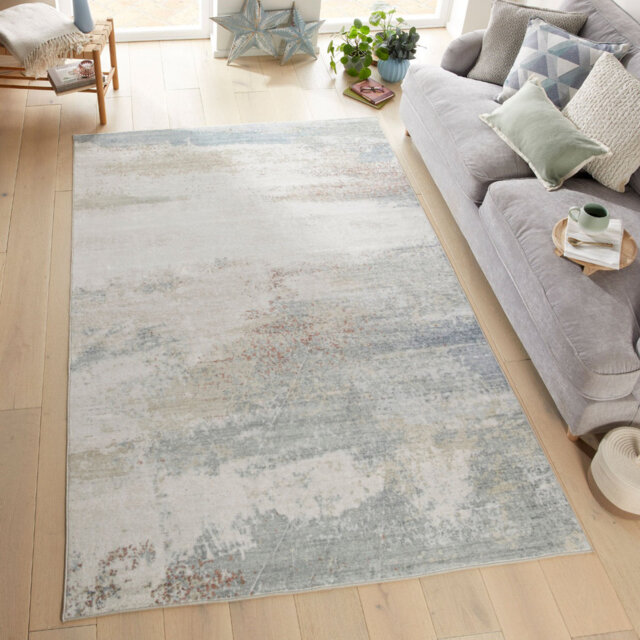 Modern Soft Washable Rug, Stain Resistant Area Rug For Bedroom, & Dining Room