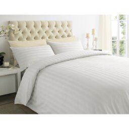 Satin Solid Colour Duvet Cover Set with Pillowcases Included