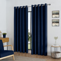 Adwita Temple Blackout Eyelet Curtain Panel Pair