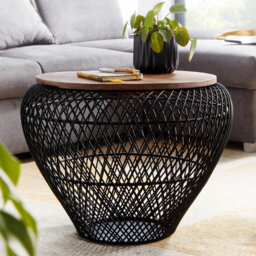 Alatorre Drum Coffee Table with Storage