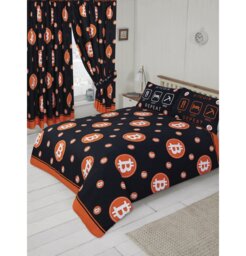 BITCOIN Juliana Pencil Pleat Semi Sheer Curtain
