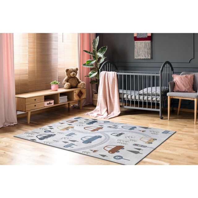 Islais No Pattern Machine Woven Area Rug
