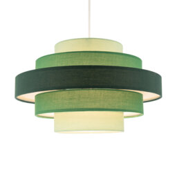 Five Tier Pendant Lighting Shade With Various Cotton Rings By