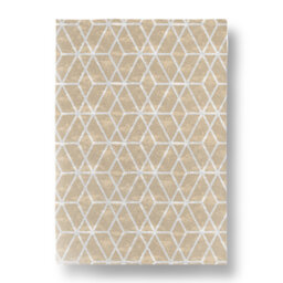 Locksley Flatweave Cotton Beige/White Rug
