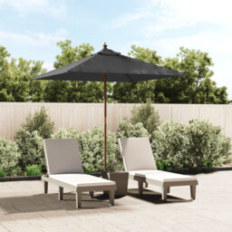 Balgobin Garden Parasol with Wooden Pole 198x198x231 cm