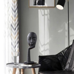 Adsett Abstract Resin Woman Face Statue Home Decoration