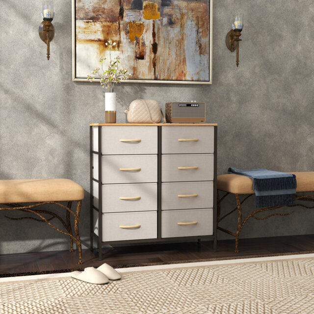 80cm W 8 - Drawer Chest of Drawers