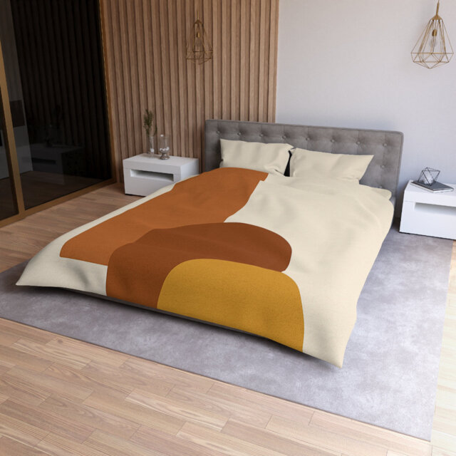 Microfiber Duvet Cover Boho Style, Design 16