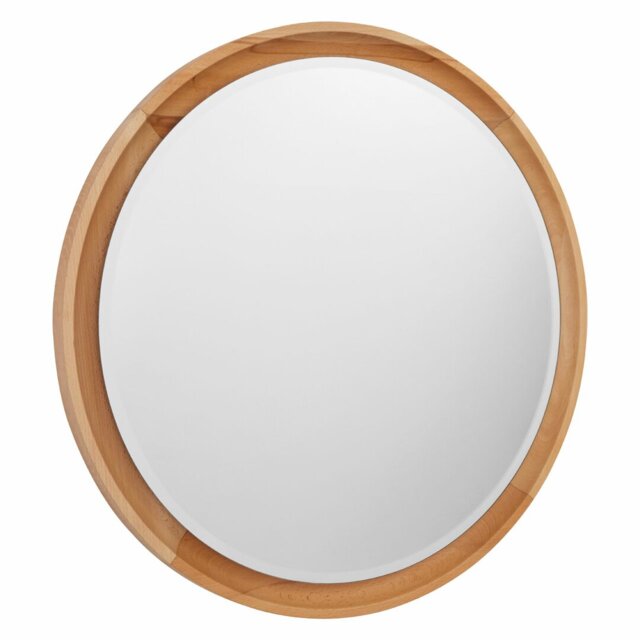 Angelica Solid Wood Flat Wall Mirror