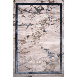Ruby Marble Boxed Edge Abstract Area Rug