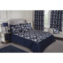 Leah Polyester Floral Bedspread with Pillow Shams Included