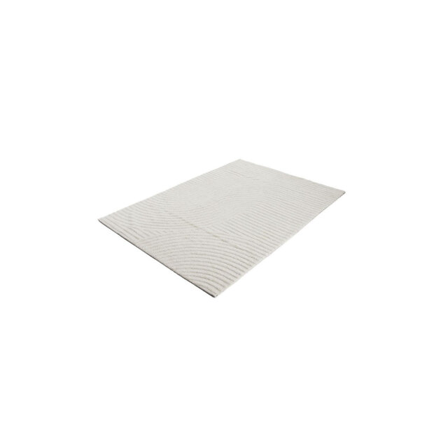 Handgefertigter Teppich Aus Mikrofaser In Creme Hand Crafted Hand Tufted Cream Area Rug