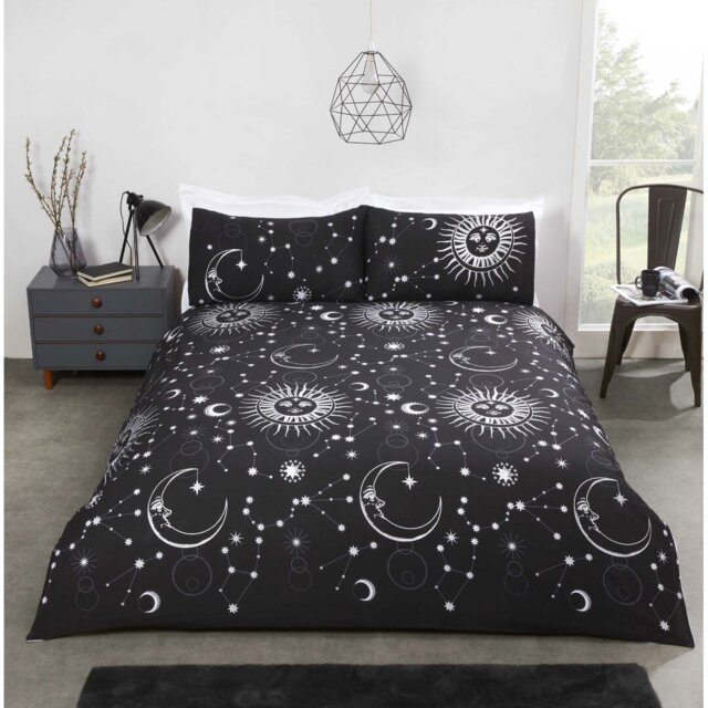 Johnsie Polyester Dots Duvet Cover with Pillowcases Included
