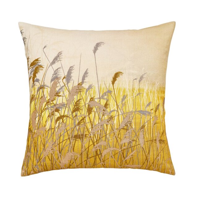 Water Reeds Linen Cushion with Filling
