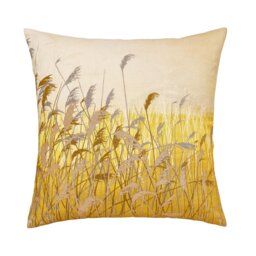 Water Reeds Linen Cushion with Filling