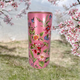 Hand Finished Anfisa Ceramic Umbrella Stand - Freestanding Decorative Holder for Umbrellas Walking Sticks or Décor
