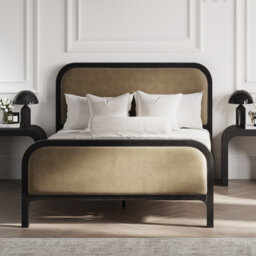 INES UPHOLSTERED BED