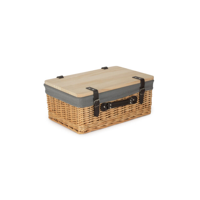 Wicker Gift or Storage Hamper with Lining