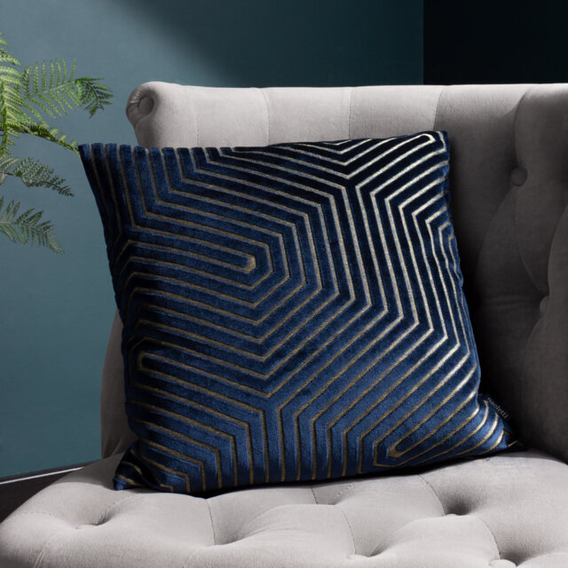 Geometric Square Cushion Cover
