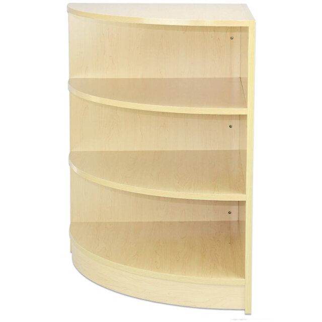 Mathyus 90cm H x 60cm W Corner Bookcase