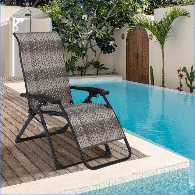 Folding Reclining Deck Chair