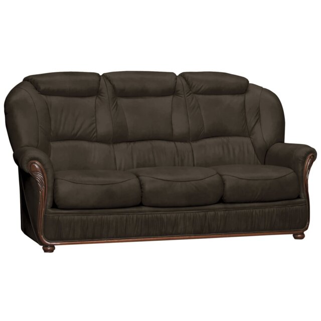 Kirwin 3 Seater Faux Leather Sofa