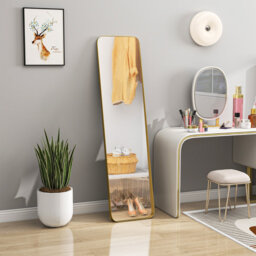 Metal Rectangle Floor Mirror